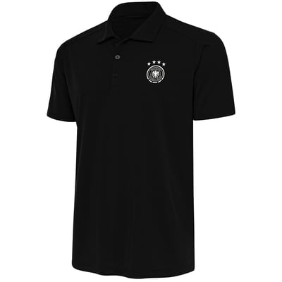 Antigua Men's Black Germany National Team Statement Polo