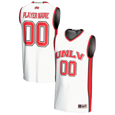 Youth GameDay Greats White UNLV Rebels Women's Basketball NIL Pick-A-Player Lightweight Women's Basketball Fashion Jersey