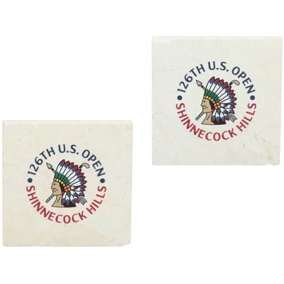 Tournament Solutions 2026 U.S. Open Set Of Two Marble Coasters