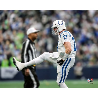 Fanatics Authentic Philip Rivers Indianapolis Colts Unsigned 2025 Week 15 Celebrating Touchdown Pass Photograph