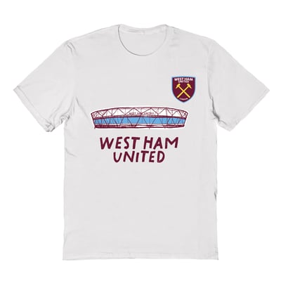 Youth Vive La Fete White West Ham United Chilena Style T-Shirt