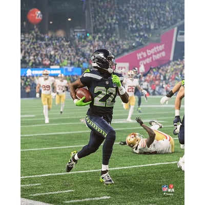 Fanatics Authentic Rashid Shaheed Seattle Seahawks Unsigned 2025 NFC Divisional Round Opening Kickoff Return Touchdown Photograph