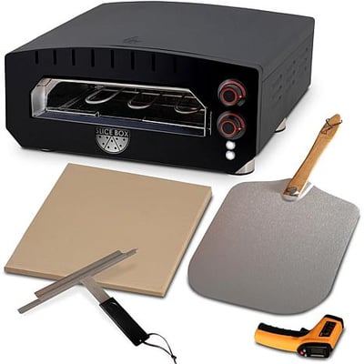 Well Traveled Living Slice Box Outdoor/Indoor Electric Pizza Oven