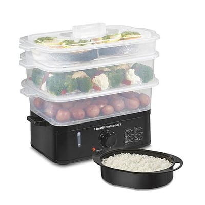 Hamilton Beach® 3-Tier Electric Food Steamer