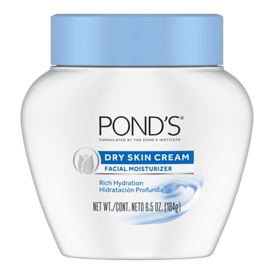 Unilever POND’S Dry Skin Cream  Moisturizing Face Cream for Deep Hydration  6.5 oz