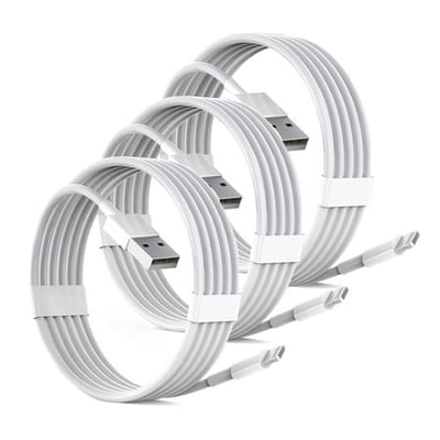 3 Pack iPhone Fast Charging Cables