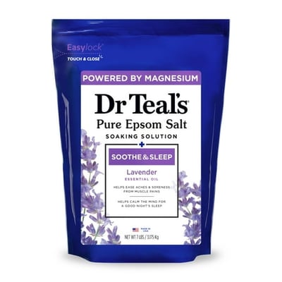 Dr Teal's Lavender Epsom Salt Soak - 7 lbs for Relaxation