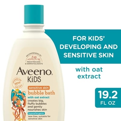 Aveeno Kids Bubble Bath for Sensitive Skin - 19.2 fl. oz
