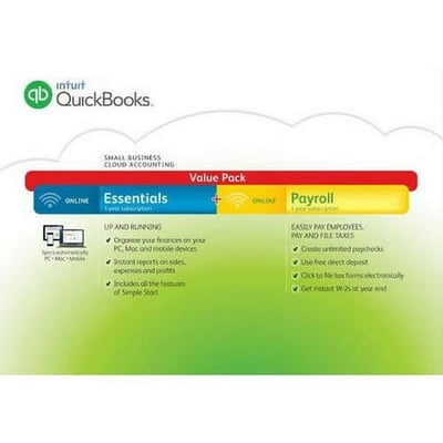 Intuit QuickBooks Online 2016 With Payroll (Digital Code)