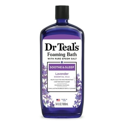 Dr Teal's Lavender Epsom Salt Foaming Bath - 34 fl oz