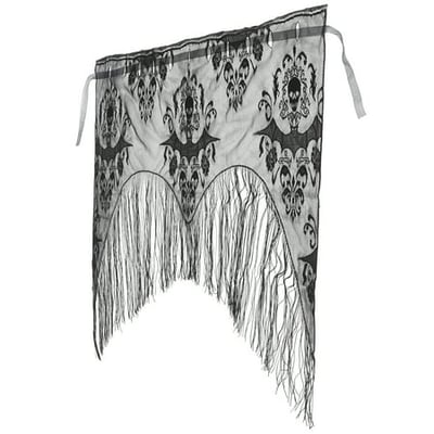 Halloween Horror Curtain Background Curtain Background Bat Skull Tassels Curtain