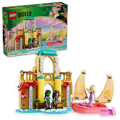 LEGO Systems Inc LEGO Wicked Glinda  Elphaba & Nessarose at Shiz University Building Toy - Wicked Toy for Girls and Boys  Age 7+ - Gift for Kids - 75681