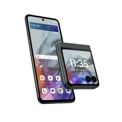 Straight Talk Motorola Razr (2024) 5G 256GB Gray - Prepaid Smartphone [Locked to Straight Talk]
