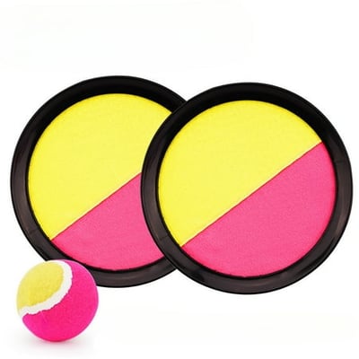 Sport Ball - Paddle Catch and Toss Game Set- 7” Handheld Stick Disc - 1 Set