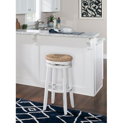 Powell Morgan Barstool White