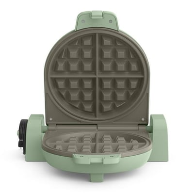 bella Stack & Store Mini Waffle Maker Seaglass