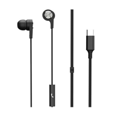 Maxell Sync Up Type-C Wired Earbuds with Microphone Black