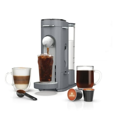 Ninja Pods & Grounds Single-Serve Coffee Brewer Steam Grey
