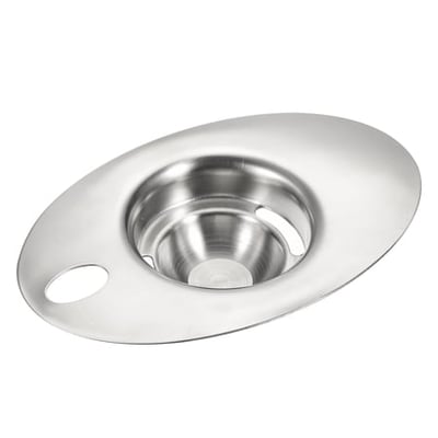 Unique Bargains Egg Separator Stainless Steel Kitchen Cooking Tool Egg Shape