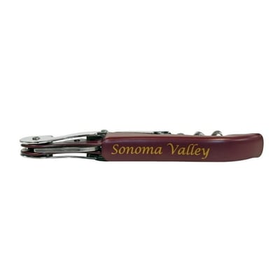 Vinotemp Sonoma Valley Corkscrew - Burgundy