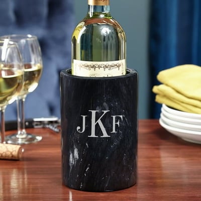 HomeWetBar Classic Monogrammed Wine Chiller