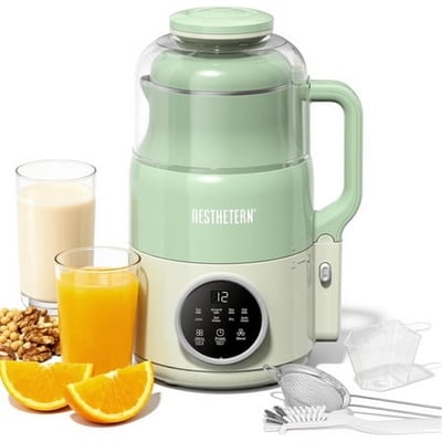 AESTHETERN AES-NMM-GN Nut Milk Maker Machine High-Speed Blender with 8 Presets