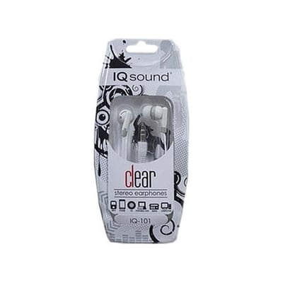 Supersonic Inc SuperSonic White IQ-101WHITE Earbud Digital Stereo Earphone