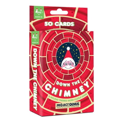 Project Genius Holly Jolly: Down The Chimney - A Holiday Themed Word Puzzle Game 50 Word Ladder Challenges