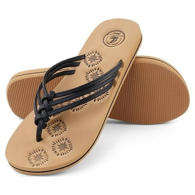 Women’s Braided Thong Sandals – Summer Flip-Flops with Non-Slip Rubber Sole – Casual Beach & Pool Slip-On
