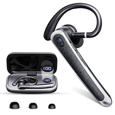 Bluetooth Headset V5.4 with LED Case