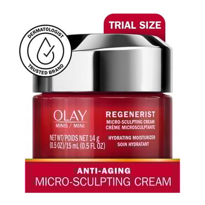 Procter & Gamble Olay Skin Care Regenerist Micro-Sculpting Face Cream  Facial Moisturizer  0.5 oz