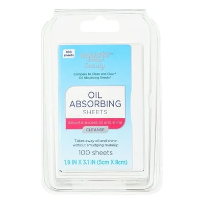 Equate Oil Absorbing Sheets - 100 Count for Oily Skin
