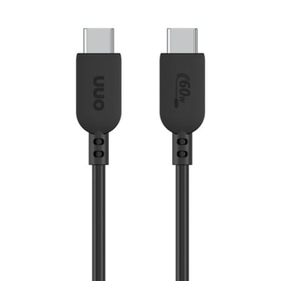 IMPORT-LUXSHARE PRECISION LIMITED onn 6ft USB-C To USB-C Charging Cable USB-IF Certified Fast Charging Black - Compatible with iPhone 17/16/15 Series Samsung Galaxy Note Pixel Devices iPad Pro & More