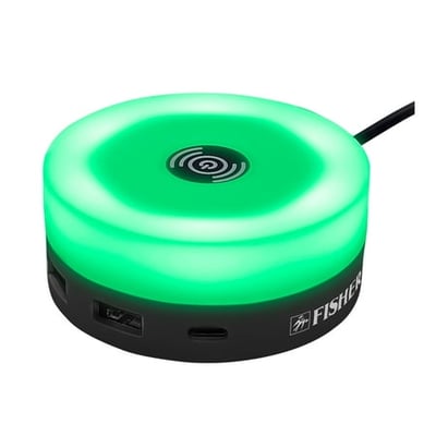 FISHER Tech Essentials 15-Watt 4-in-1 Wireless Charging Hub (Black) FWIC297K