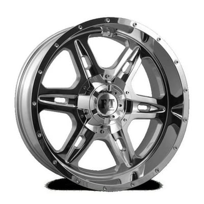 Full Throttle 20X10 8-180 OFF ROAD FT#6054 CHROME -24/125.7