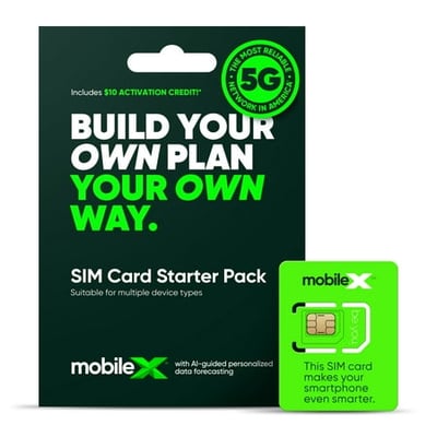 Mobile X Global Inc. MobileX SIM Card Starter Kit - Prepaid XL