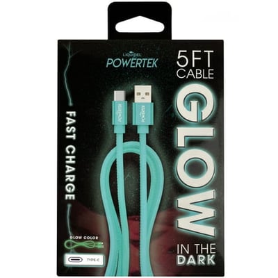 Liquipel TYPEC GLOW 5 Type A to Type C Cable Blue