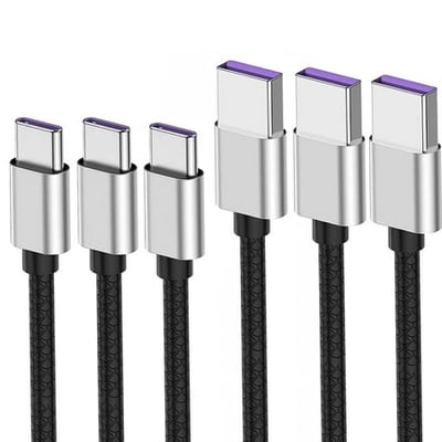 6ft USB Type C Cable 3 Pack