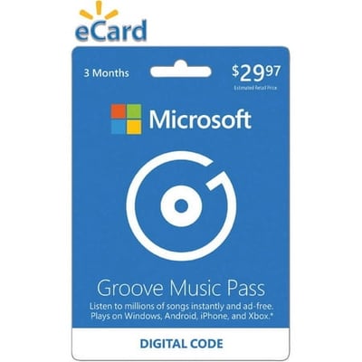 INTERACTIVE COMMUNICATIONS Microsoft Groove Music Pass 3 Month (Email Delivery)