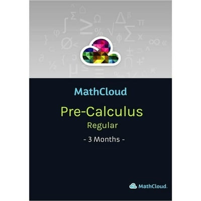 Educloud Inc. MathCloud MathCloud Pre-Calculus Adaptive Online Math Learning Program Regular Program 3-Month Subscription 12 Year-14 Year Academic Training Course