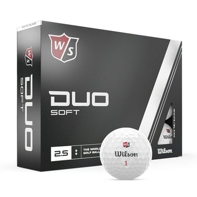 Wilson Sporting Goods 2023 Wilson Staff Duo Soft Golf Ball White 12-Pack