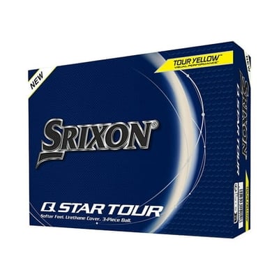 Q-STAR TOUR 5 2024 Golf Balls, Yellow - Srixon