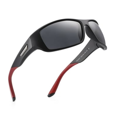 PUKCLAR Polarized Sports Sunglasses for Men Women Driving Sunglasses Cycling Running Fishing Golf Goggles Unbreakable Frame