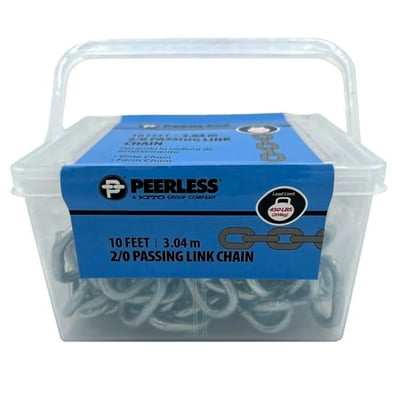 2/0 Passing Link Chain 10 Peerless Chain Company #4757210
