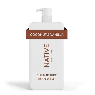 Sulfate-Free Coconut & Vanilla Body Wash - 36 oz