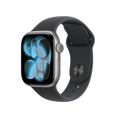 Apple Inc. Apple Watch Series 11 [GPS 42mm] Smartwatch with Space Gray Aluminum Case with Black Sport Band - M/L