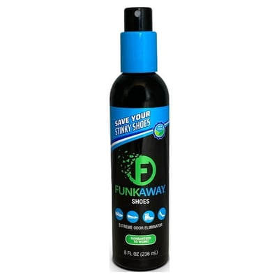 B2z Products FunkAway Odor Eliminating Spray for Shoes Skates Work Boots & More 8 oz. Extreme Odor Eliminator Perfect for Stinky Stuff You Can t Put in the Wash Satisfaction Guaranteed
