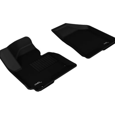3D MAXpider Custom Fit Kagu Floor Mat (Black) Compatible with Kia/Hyundai Sportage 2011-2013 /Tucson 2010-2013 - R1