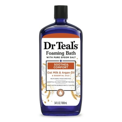 Dr Teal's Soothe & Comfort Foaming Bath with Oat Milk 34 oz