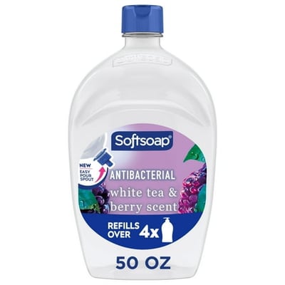 Colgate-Palmolive Company Softsoap Antibacterial Liquid Hand Soap White Tea and Berry Scent 50 fl oz
